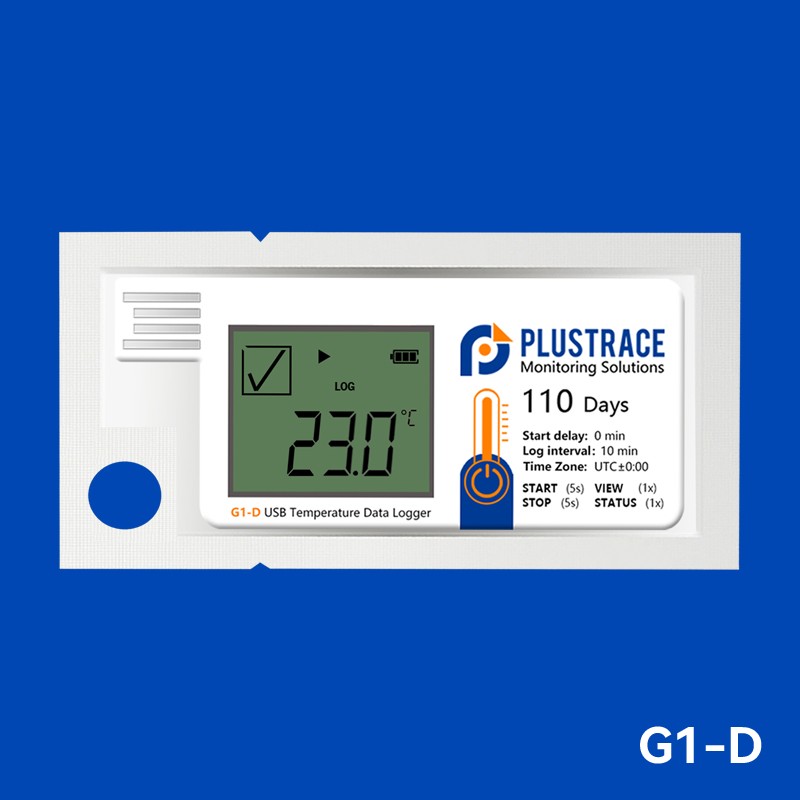 Registratore dati di temperatura LCD intelligente